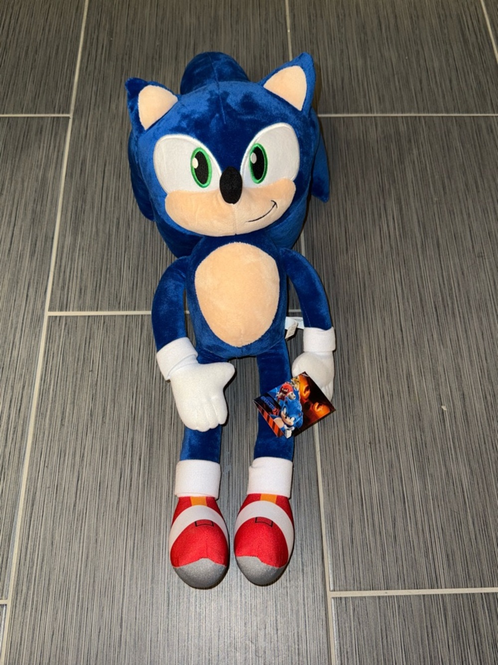 Sonic the Hedgehog Blue Plush Toy - Soft Kids Stuffed Character